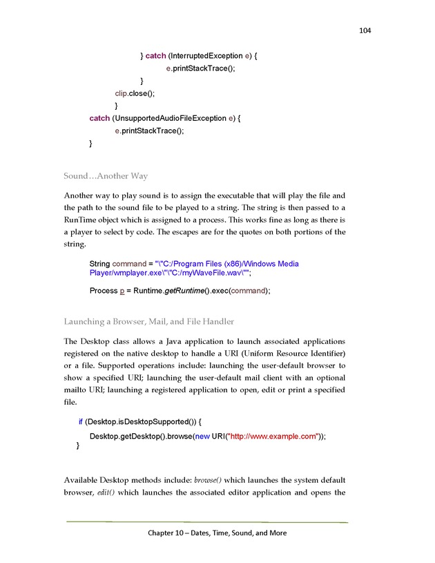 Java Programming: Basics to Advanced Concepts Advanced Programming Workshop - Page 104